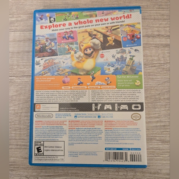 Super Mario 3D World Nintendo Wii U Video Game Bros - Picture 2 of 4